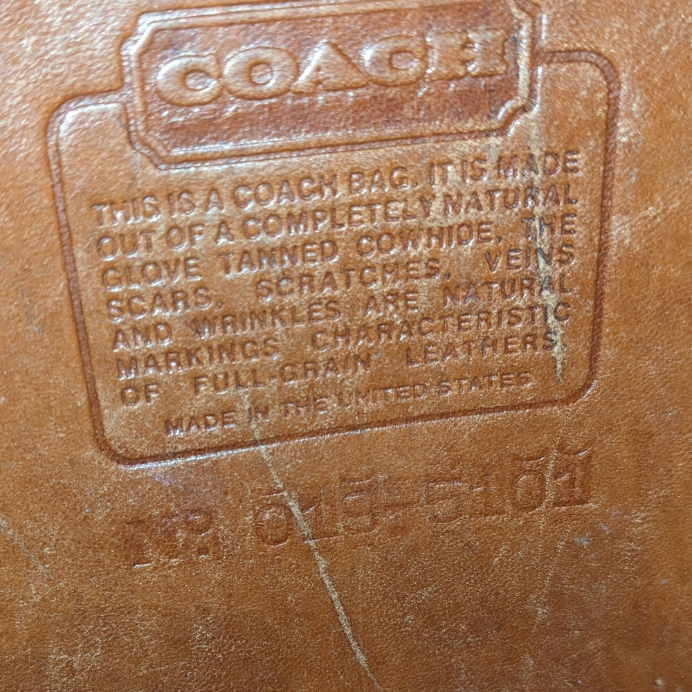 Vintage Coach Messenger Bag Crossbody Bag - Picture 8 of 8